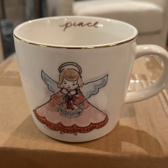 Creative Co-op 12oz. Snowman, Angel, Wreath & Santa Mug Set/NWT - Picture 10 of 14